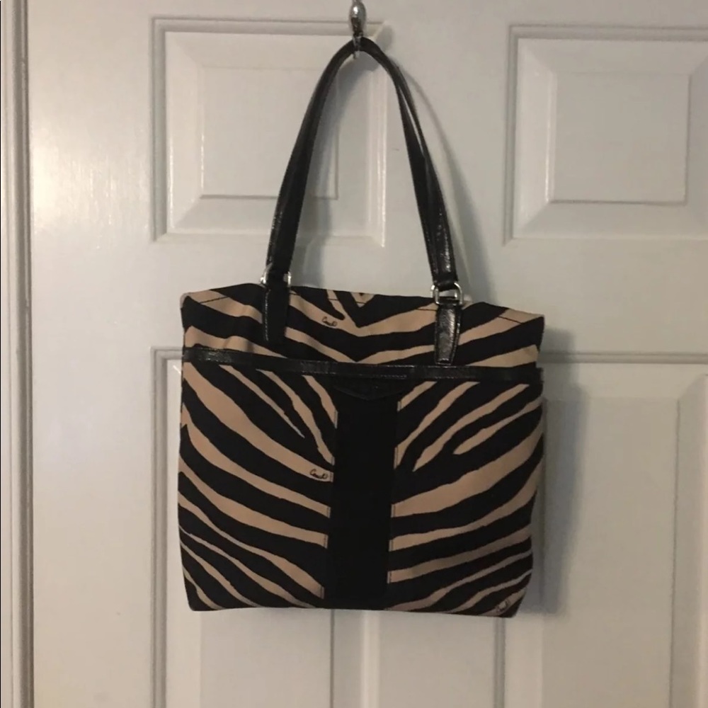 Authentic coach Zebra purse